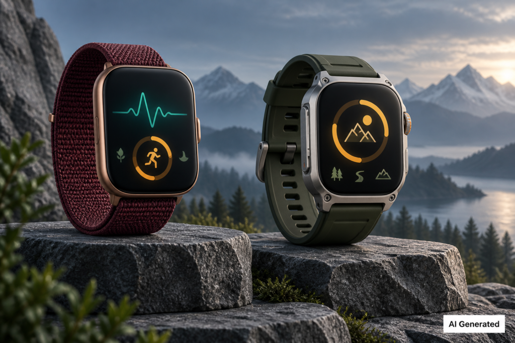 Apple Watch Series 12 और Ultra 4 खबर के लिए दो स्मार्टवॉच का सांकेतिक चित्र