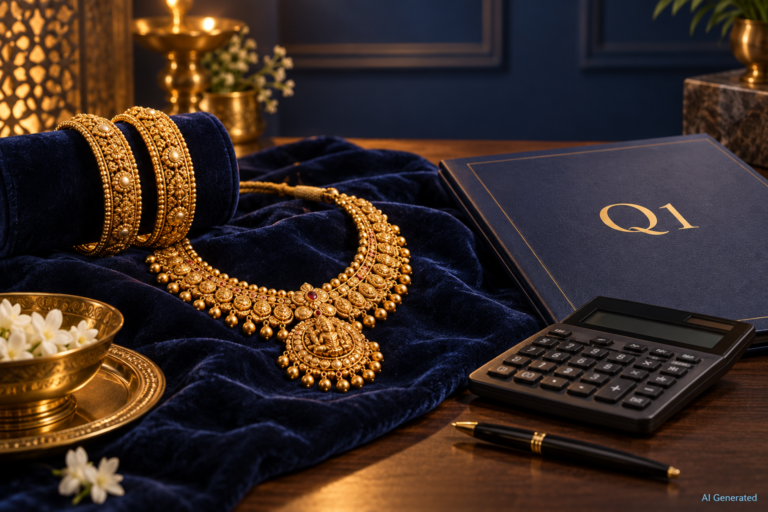 Shankesh Jewellers नतीजों के लिए आभूषण और Q1 रिपोर्ट का AI Generated सांकेतिक चित्र