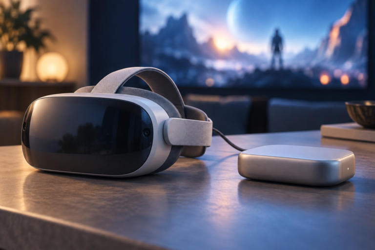 Meta VR Glasses की खबर के लिए वर्चुअल रियलिटी उपकरण का सांकेतिक चित्र