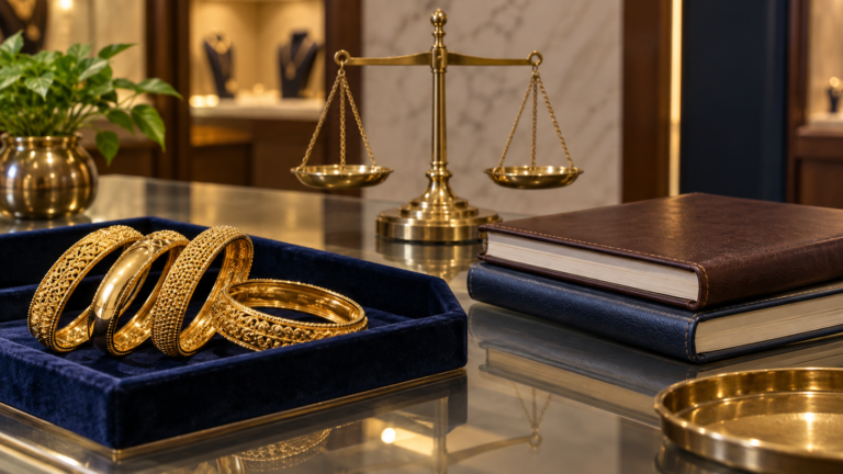 PC Jeweller की बैंक कर्ज अदायगी के लिए आभूषण और खातों का सांकेतिक चित्र