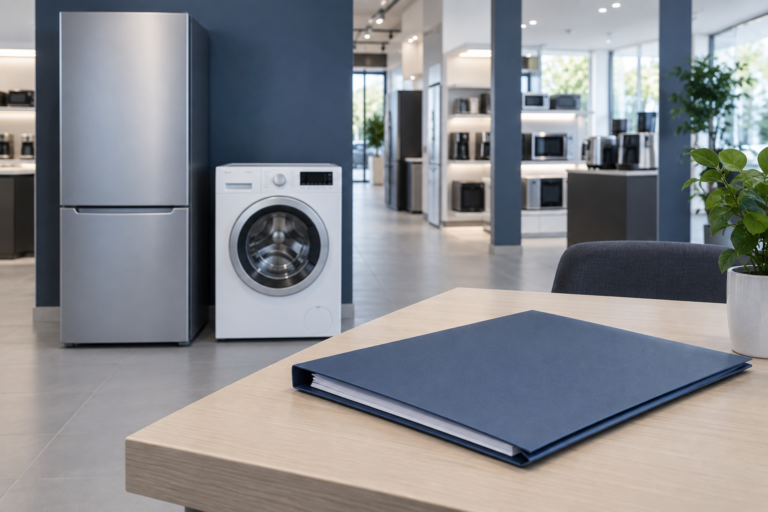 Whirlpool हिस्सेदारी बिक्री की खबर के लिए घरेलू उपकरणों का सांकेतिक चित्र